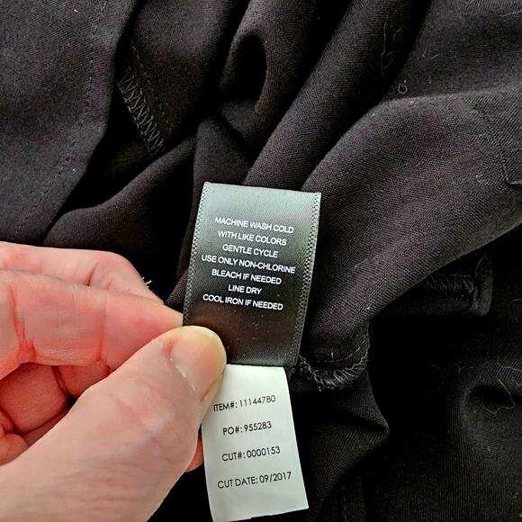 Torrid Black Lattice Shoulder Short Sleeve Midi Dress 2X Rayon LBD Holiday Party - Picture 8 of 8